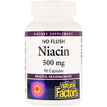 No flush - Niacin, 500 mg