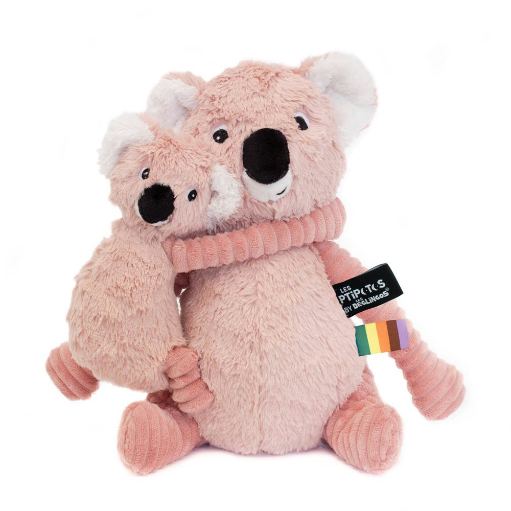 Les deglingos koala rosa med baby