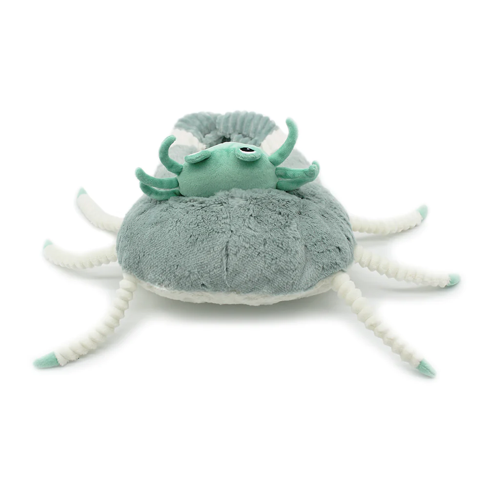 Les Deglingos krabba med bebis mint