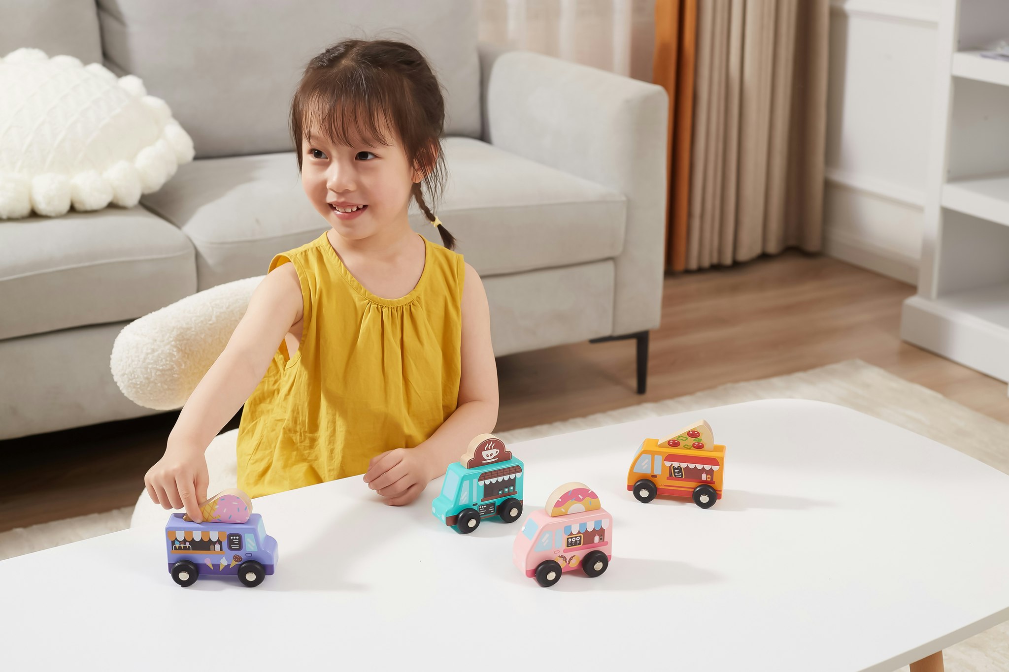 Food Truck set 4 bilar