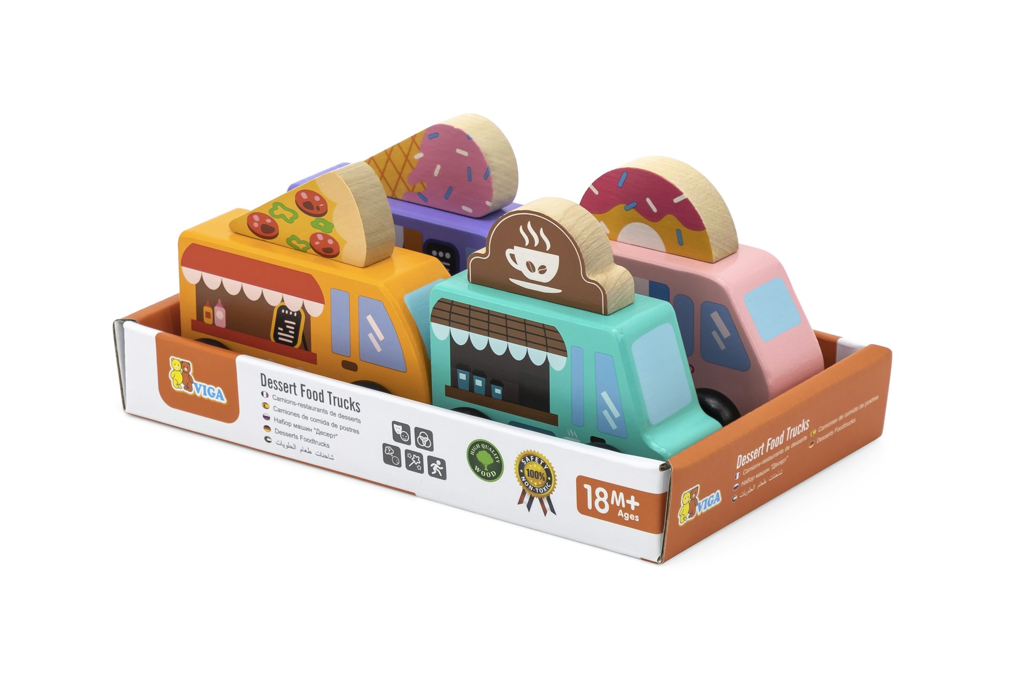 Food Truck set 4 bilar