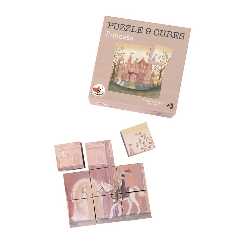 Pussel 9 kuber prinsessa