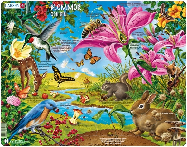Blommor och bin - Larsen