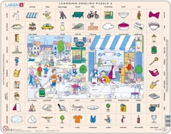 Learning English - Street with Restaurant - Larsen