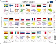 Memopussel land flagga - Larsen