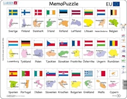Memopussel land flagga - Larsen