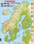 Karta Norden - Larsen