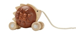 PULL ALONG HEDGEHOG BROWN (K)