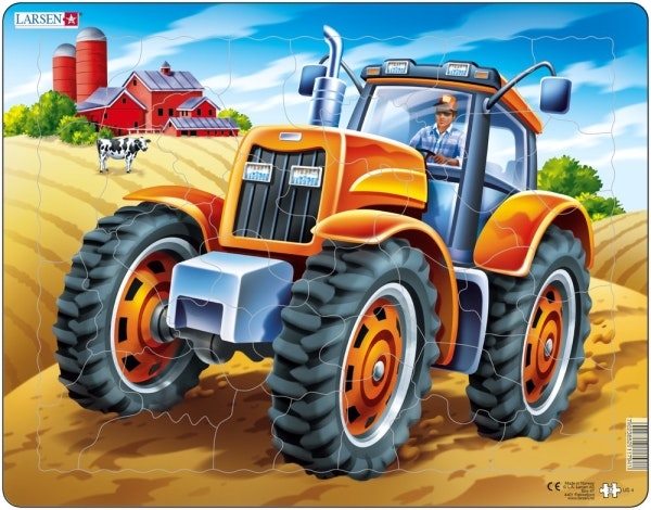 Stor traktor - Larsen