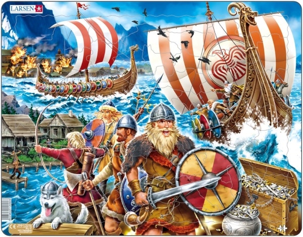 Vikingar på plundring - Larsen