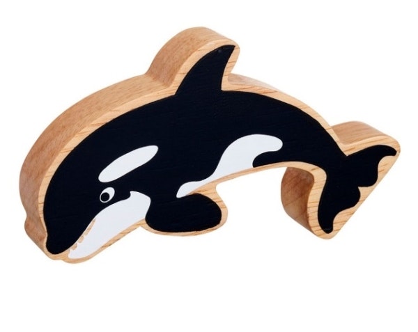 Späckhuggare träfigur