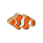 Clownfisk träfigur