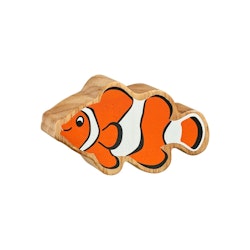 Clownfisk träfigur
