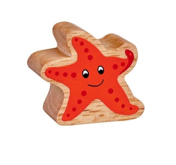 Sjöstjärna träfigur