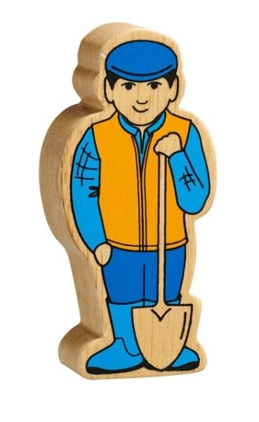 Bonde träfigur