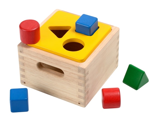 Sorteringslåda med klossar - PlanToys