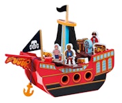 Piratskepp med 14 delar