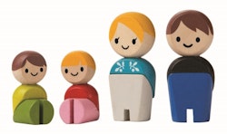Familj till dockskåp ljus (K)