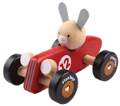Racerbil kanin - PlanToys