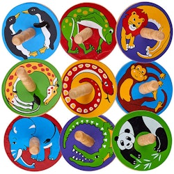 Snurror världens djur 18-pack