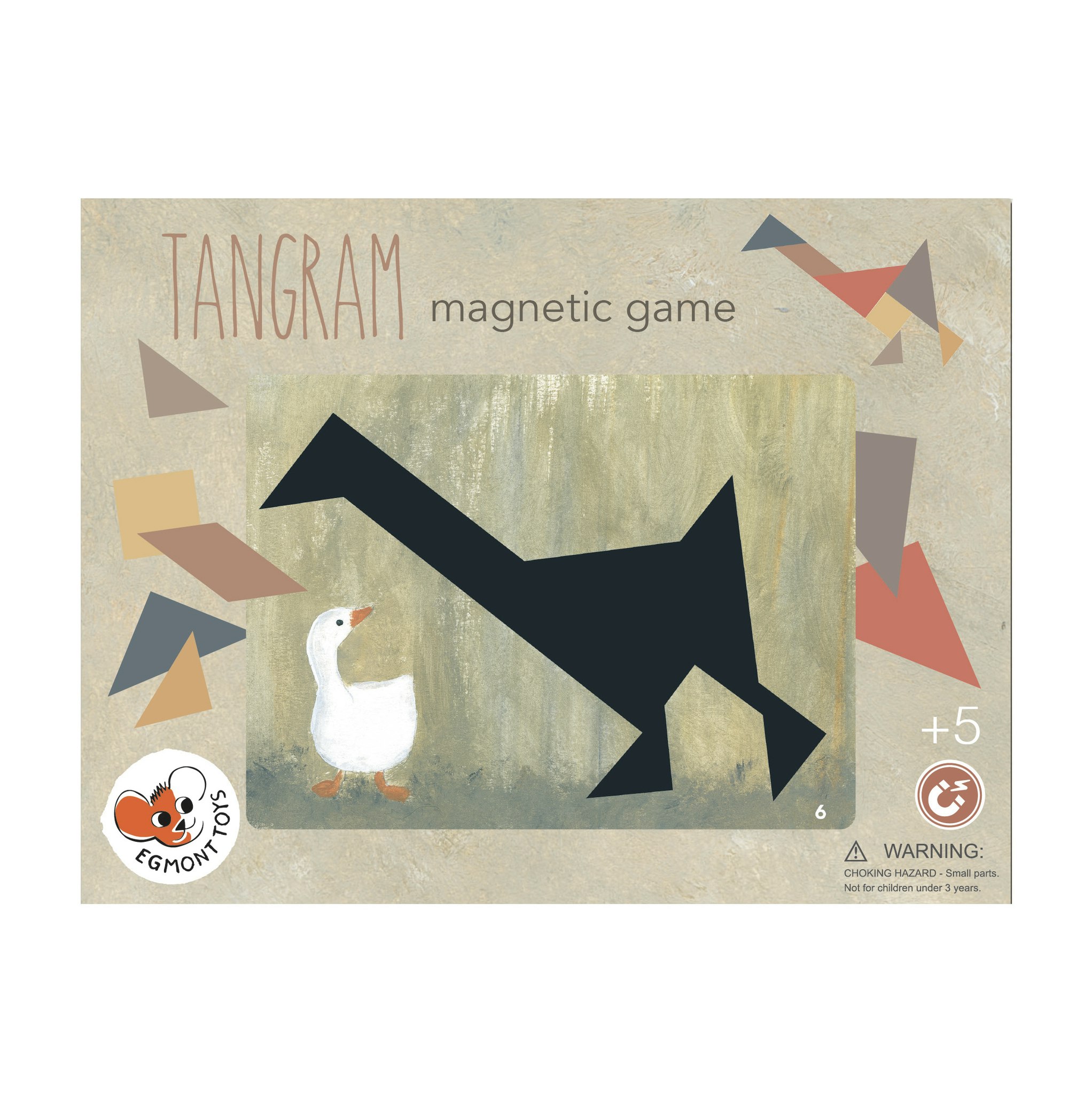 Magnetiskt tangramspel