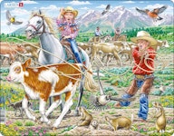 Cowboy och cowgirl - Larsen