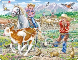 Cowboy och cowgirl - Larsen