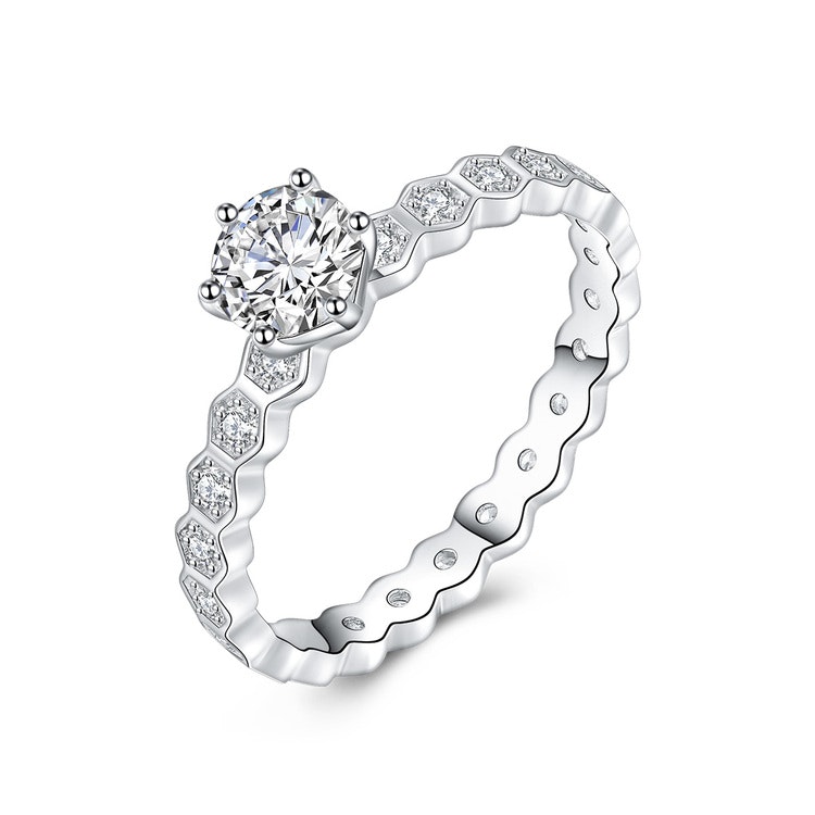 SILVER RING - Dulcie R1008019