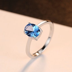 SILVER RING - Blue R1008005