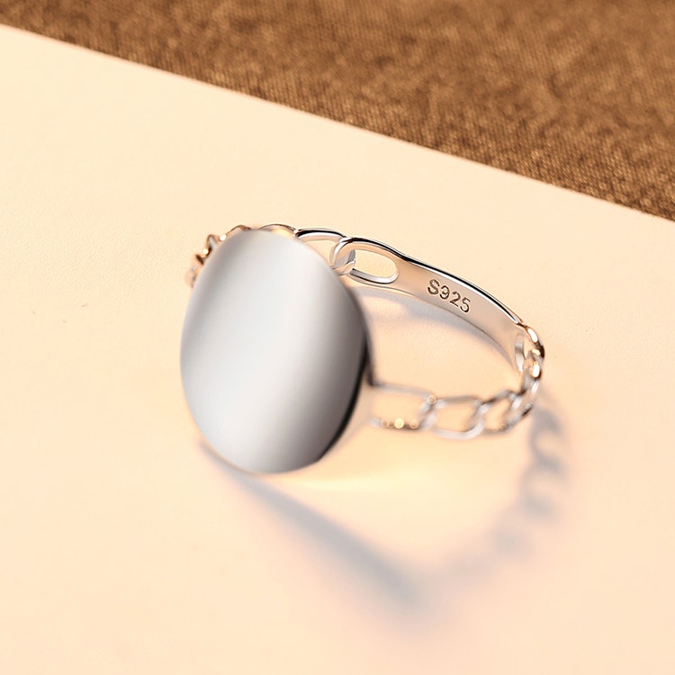 SILVER RING - Olivine R1008032