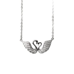 SILVER HALSBAND - Swan N1008004