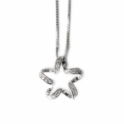 SILVER HALSBAND - Star N1008022