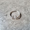 SILVER RING - SPIKE  JR1008050