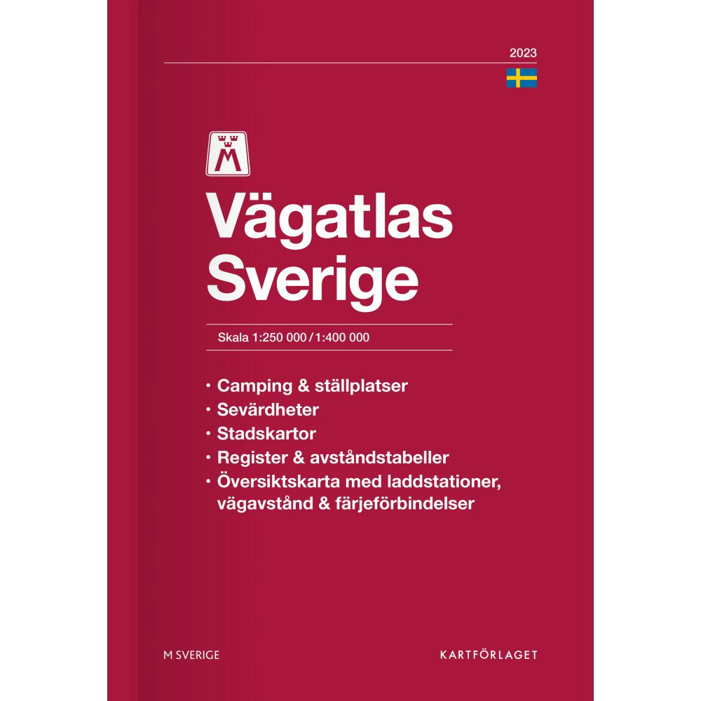 32:a utgåvan av Sveriges bästa vägatlas.