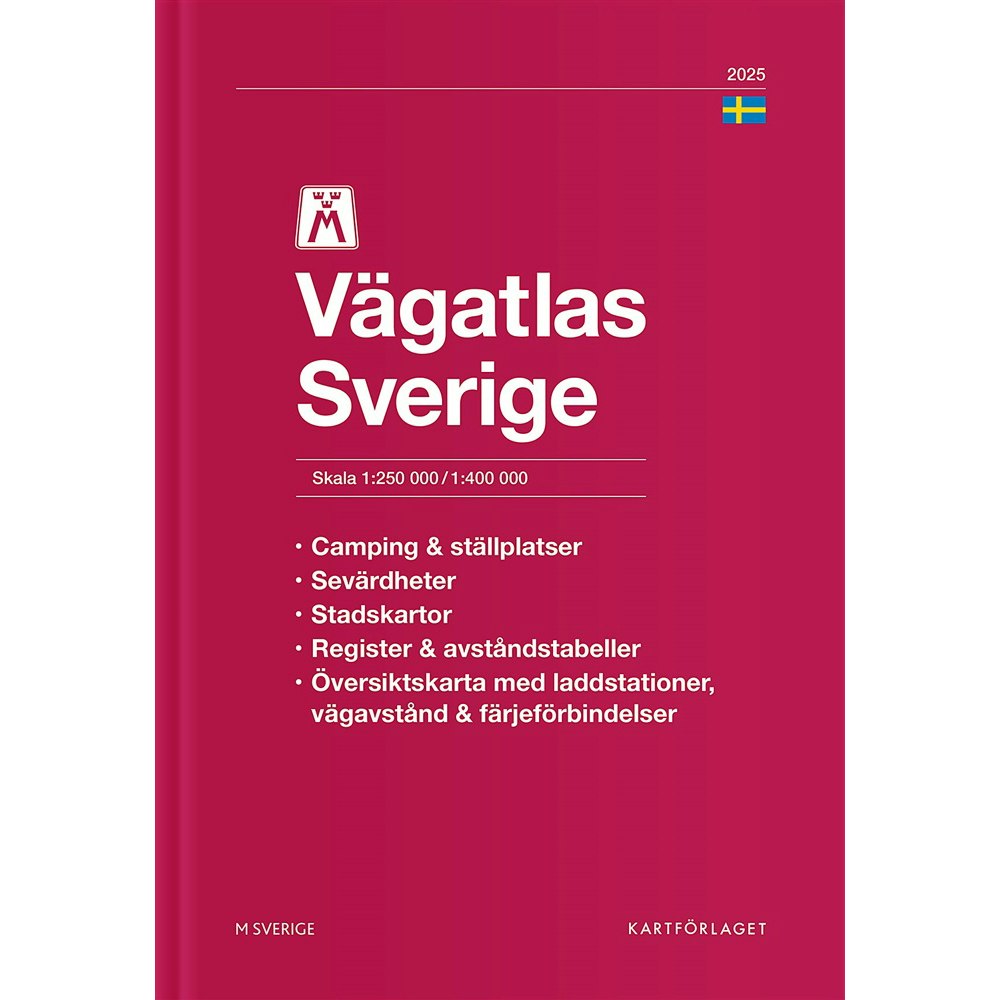 Den 34:a utgåvan av Sveriges bästa vägatlas