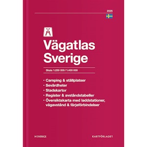 M Vägatlas Sverige 2025