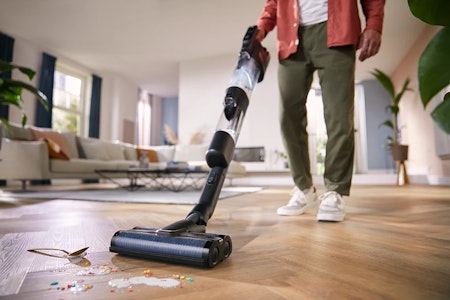 Sladdlös dammsugare med moppfunktion