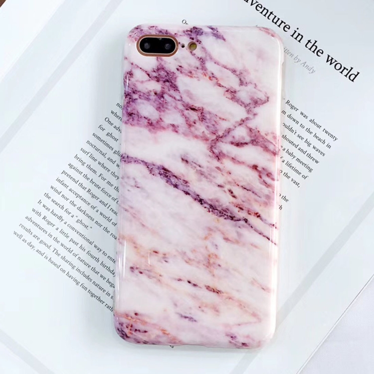 Skal i rosa marmor- iPhone 7/8 plus