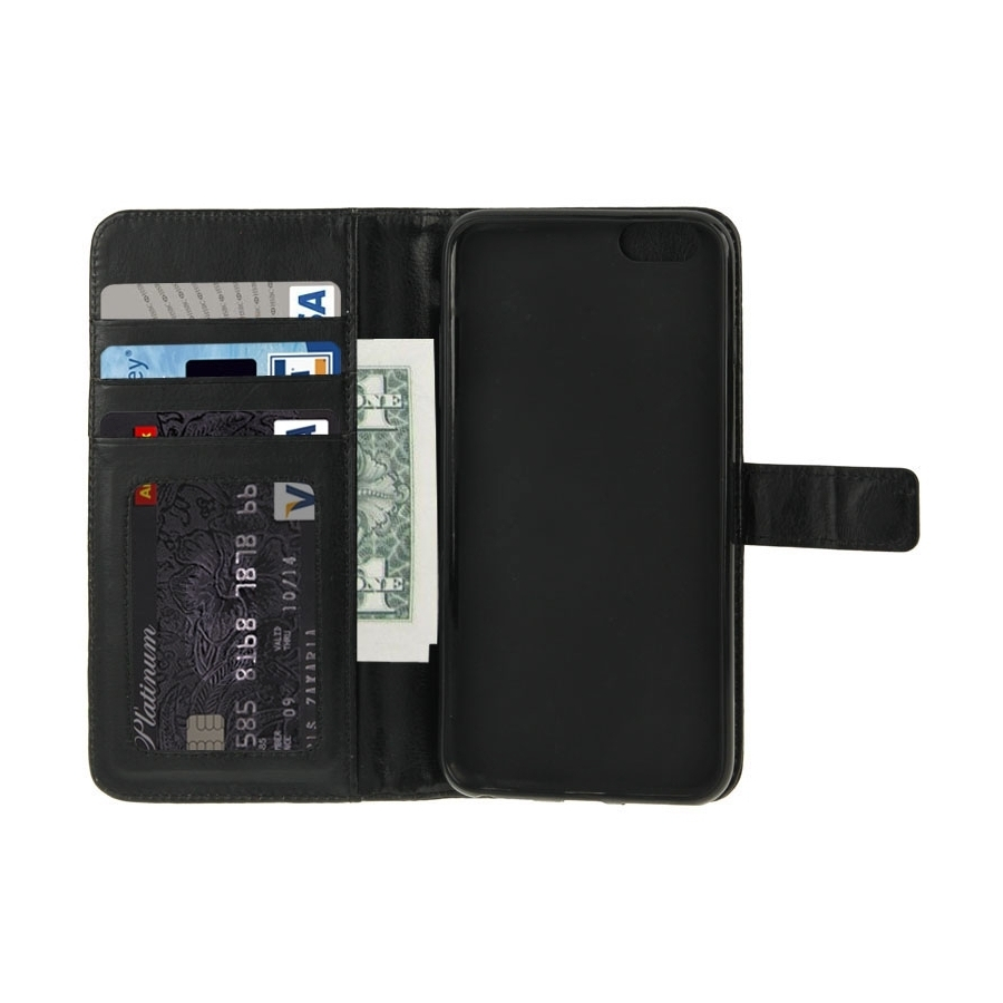 iPhone 6 Plus - Magnetskal & Plånbok med ytterfack