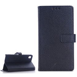 Plånbok med magnetlås för Sony Xperia M4 Aqua