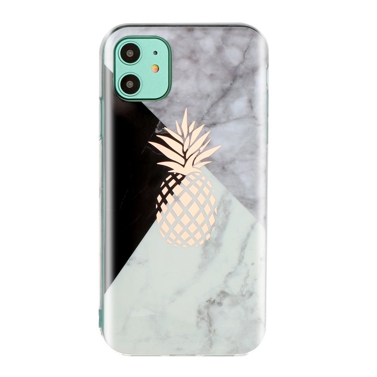 Marmorskal med ananas för iPhone 11