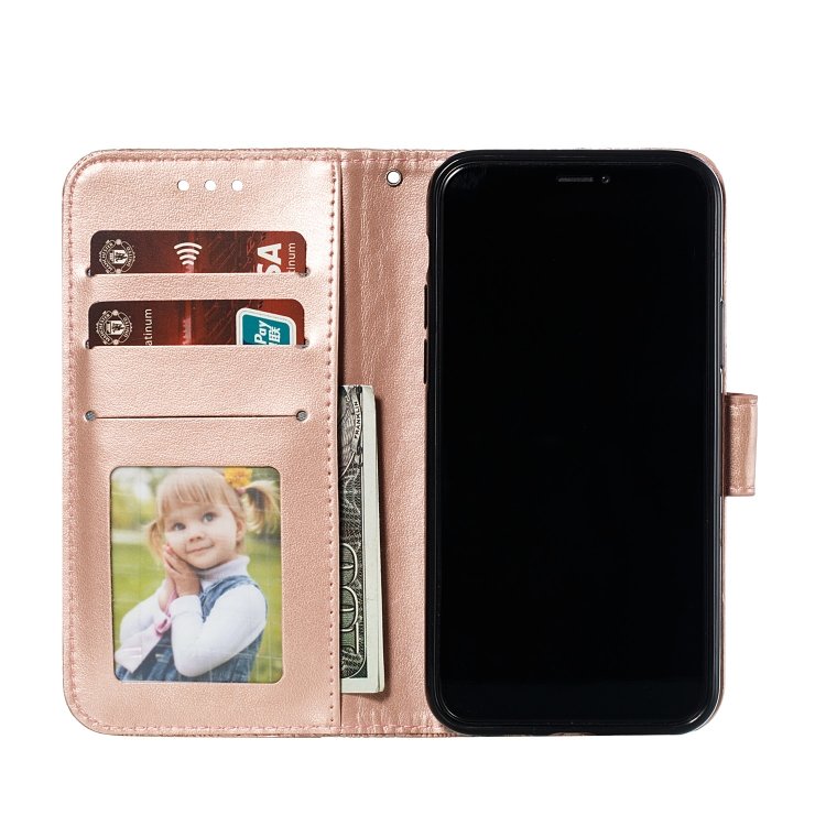 Mönstrad rosa plånbok för iPhone 11 PRO MAX