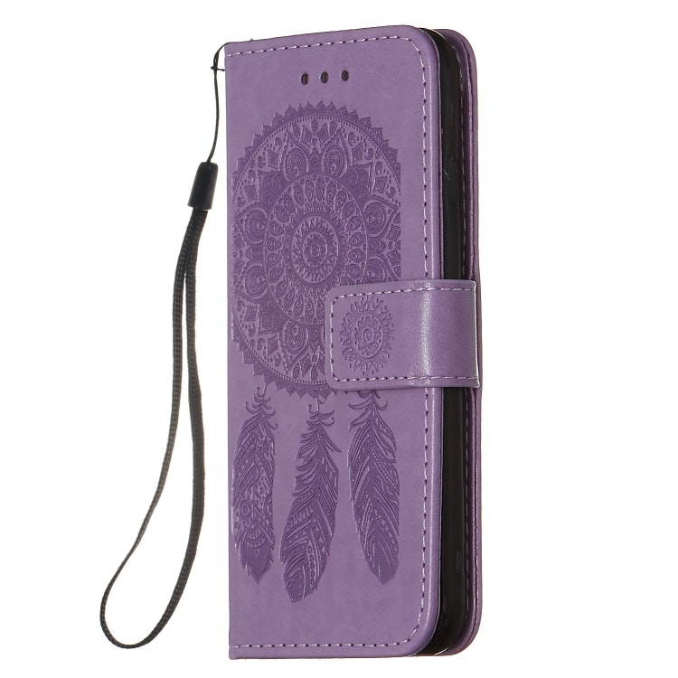 Lila plånbok med mönster till iPhone 7/8/SE 2020 - CaseOn.se