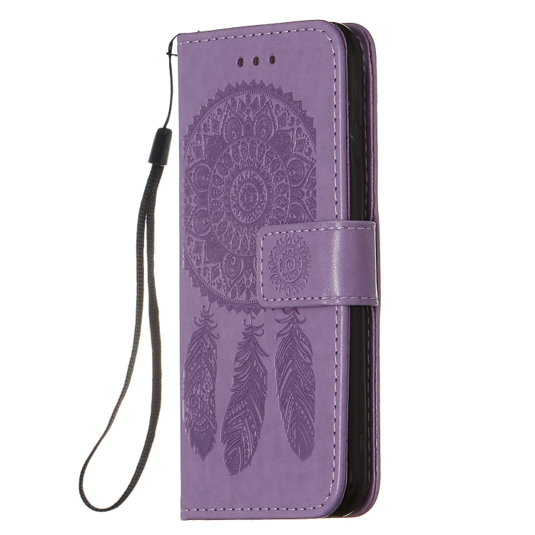 Lila plånbok med mönster till iPhone 7/8/SE 2020
