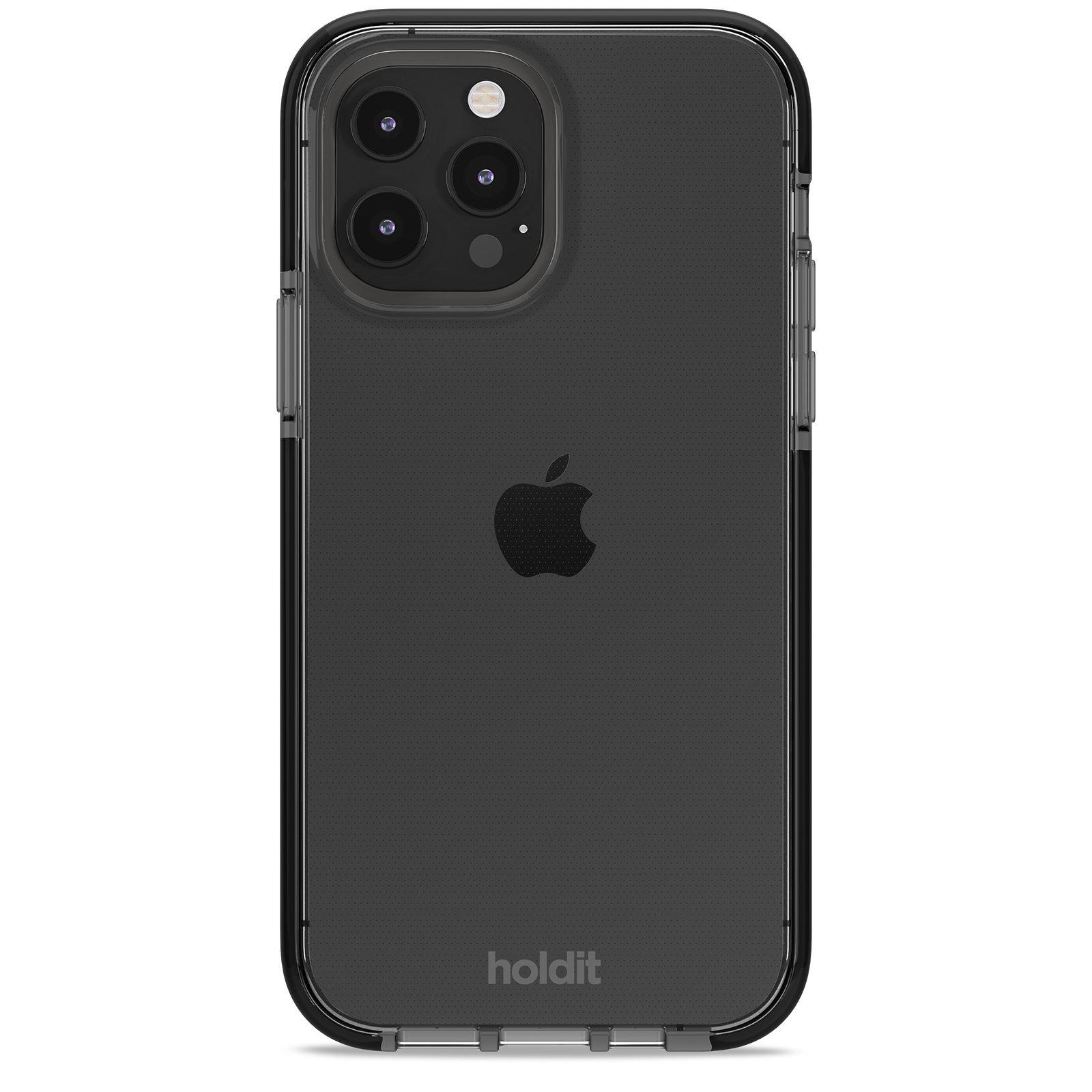 Holdit-  MOBILSKAL SEETHRU SVART- iPhone 13 PRO