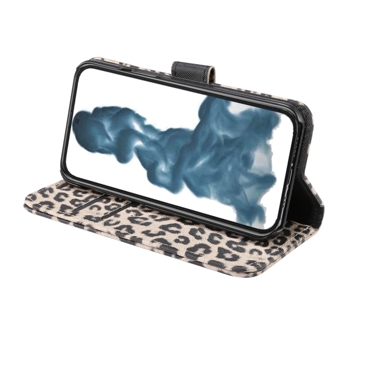 Plånbok i leopard till iPhone 14 PRO MAX