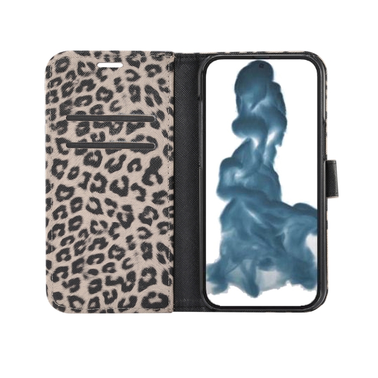 Plånbok i leopard till iPhone 14 PRO