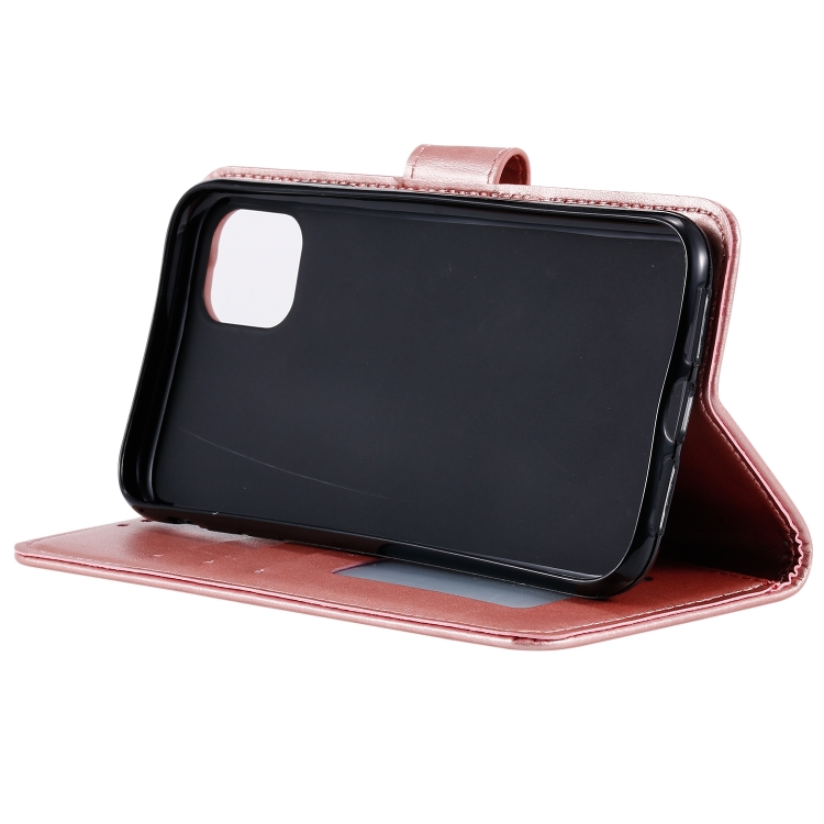 Mönstrad rosa plånbok för iPhone 14 Plus