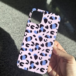 Leopardskal i rosa/lila- iPhone 11
