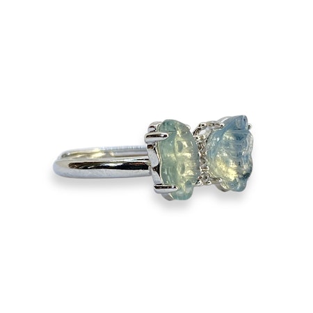Fluorit Ring Fjäril (ställbar)